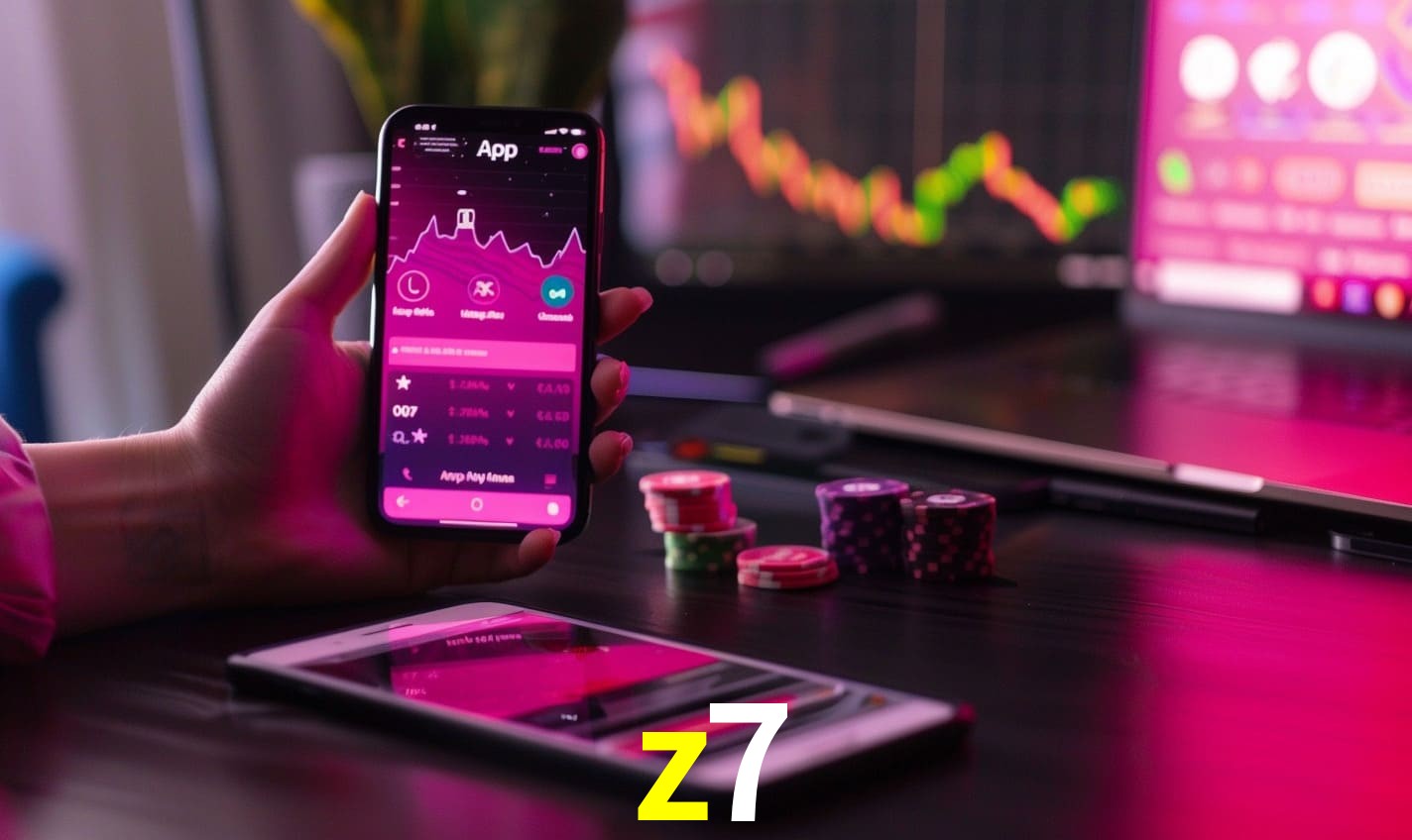 Comparação APP mobile vs versão web da z7